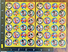 MICKEY MOUSE, DONALD DUCK AND FRIENDS, PACK 2 SHEETS BEAUTIFUL STICKERS #DIS88