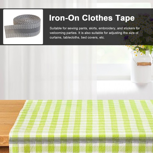 Pants Edge Shorten Self-Adhesive Tape Yard Hem Tape For No Sew Hemming Tape 10m - Picture 6 of 11
