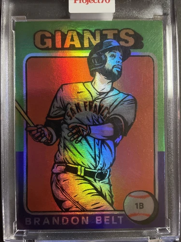 Topps Project 70 Card 872 - Brandon Belt by Blake Jamieson FOIL 18/70