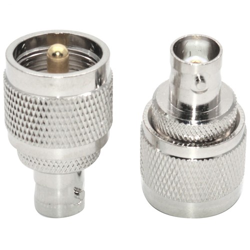 BNC Female to UHF Male adapter With exquisite craftsmanship For PL-259 Converter - Zdjęcie 6 z 14