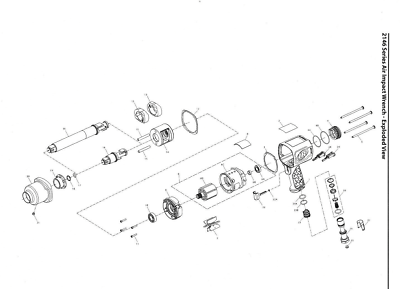 INGERSOLL RAND 2146 TK2 TUNE UP & REPAIR KIT TRIGGER+BUTTONS
