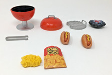 Vintage 1995 Tyco Kitchen Littles Barbecue Cookout 2008-8 Complete