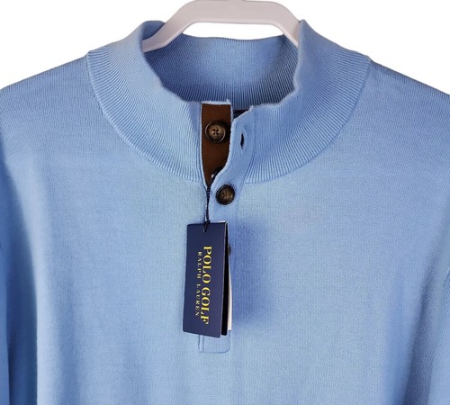 NWT Polo Golf Ralph Lauren Merino Wool Henley Sweater Men's XXL MSRP $188 - Picture 2 of 5