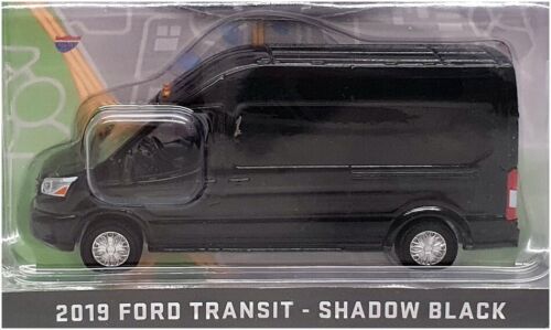 Greenlight 1/64 Scale 53030 - 2019 Ford Transit Van - Shadow Black - Picture 3 of 5