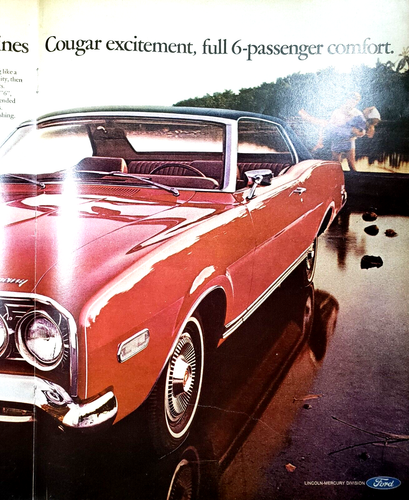 PRINT AD 1967 Mercury Montego 1968 Hardtop Fine Car Touch 2 pg - Picture 3 of 4