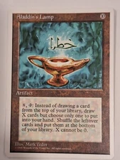 Aladdin's Lamp - 4th Edition Core set - Magic the Gathering MTG Nice!