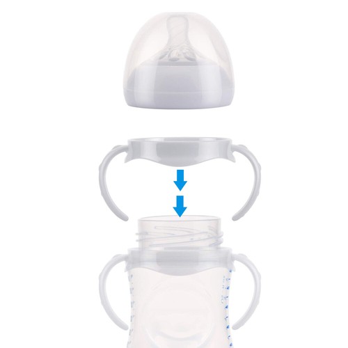 1pc Baby Bottle Handle Bottle Grip Handle for Avent Natural Wide Mouth White - Picture 6 of 12