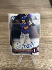 2022 Bowman Chrome 1st Bowman Jojo Blackmon Autograph CPA-JBN Rangers