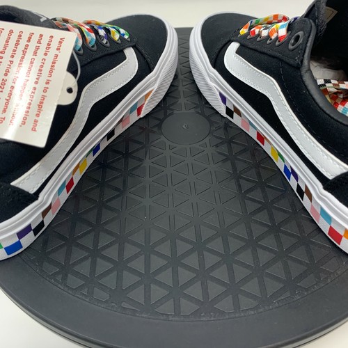Vans Pride Skate Turnschuhe Damen Größe 5 Schuhe schwarz LGBTQ Regenbogen Ward - Bild 8 von 12
