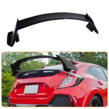 For Honda Civic Hatchback 16-21 2017 Type-r Gloss Black Rear Trunk Wing Spoiler