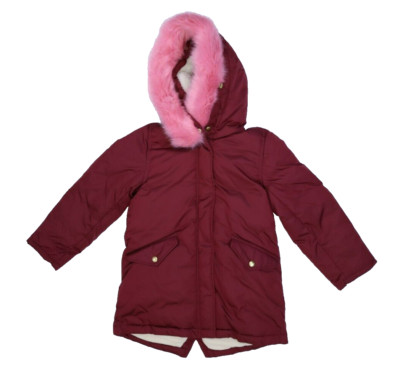 J Crew Red Burgundy Sherpa Lined Fishtail Parka Eco-Friendly