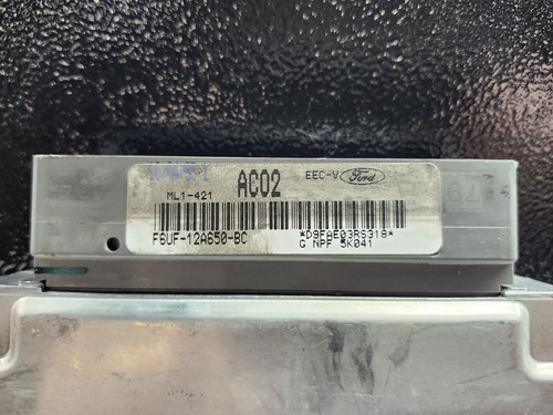 F6UF-12A650-BC, Ford E250 E-SERIES 4.9L E40D ECM Engine Computer Module ECU 1996 - Picture 2 of 5