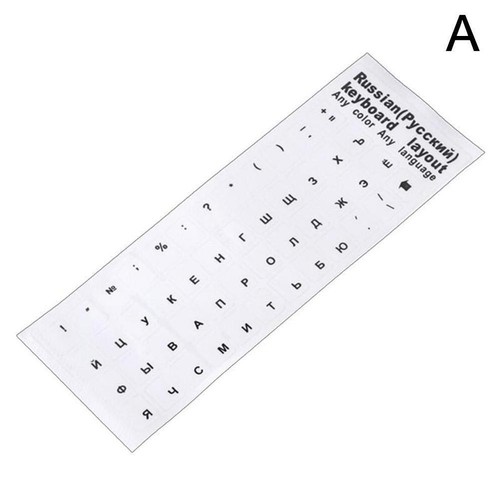 Russische transparente Aufkleber Wasserdicht für PC Tablette- Tastatur 2025-NEW - Picture 13 of 16