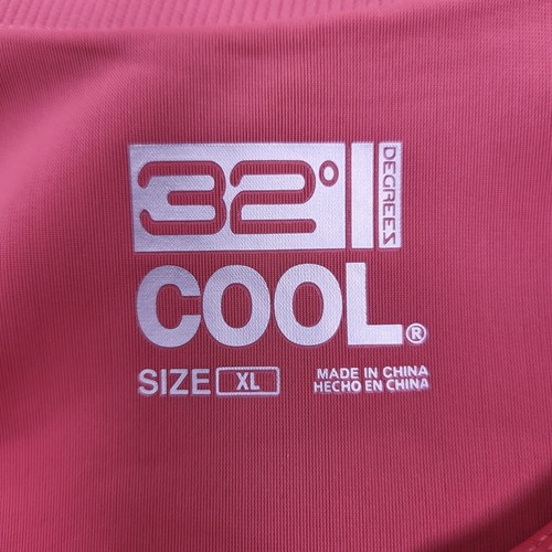 32 Degree Cool Women's Tank Workout Top built in Bra Size XLarge Slate Rose New - Picture 4 of 10
