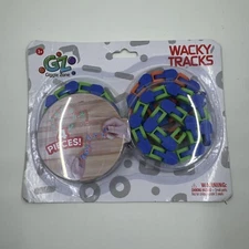Giggle Zone Wacky Track Fidget Toys Orange & Blue - Green & Blue 4 Pack