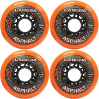 Labeda Asphalt Wheels (4 Pack) Orange-black 72mm on sale Labeda Asphalt Wheels (4 Pack) Orange-black 72mm on sale