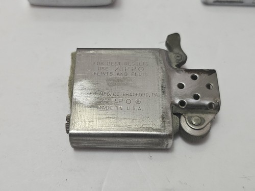 Vintage 1958 Zippo 2517191 Gooding Rubber Pittsburgh Chicago Needs Repaired - Picture 8 of 8