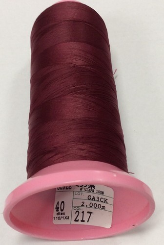 GUNZE Polyester No#40 DETEX 110/1X3 Highest Quality Sewing Thread 2000M/cone - Picture 38 of 48