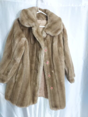 vintage Dubrowsky & Joseph Woman faux Fur Coat lar