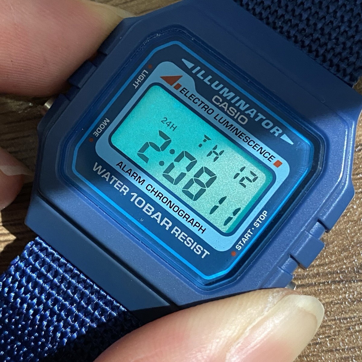 Casio W-741 Rare Vintage Illuminator Digital Watch NOS W-741