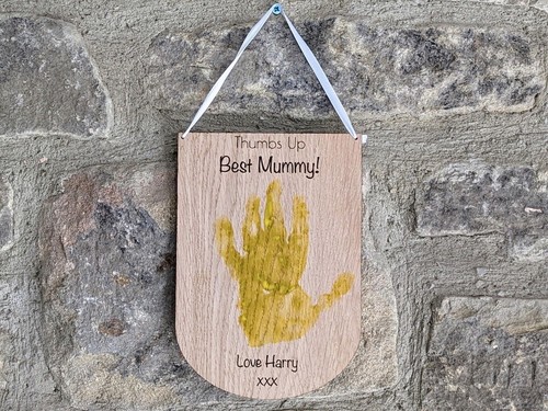 Personalised Handprint Plaque Gift, Kids Print for Mum, Mummy Christmas Birthday - Picture 16 of 16