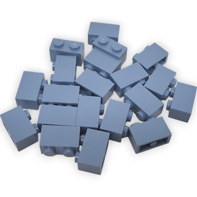 Lego 20x Baustein 1x2 Sandblau sand blue 3004 Brick Basic Teil Ersatz Ersatzteil
