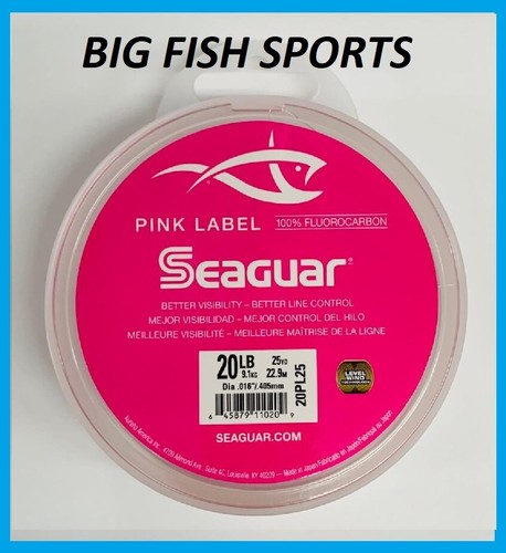 SEAGUAR PINK LABEL FLUOROCARBON Leader 25YD YARDS PICK YOUR SIZE! FREE USA SHIP! - Picture 4 of 10