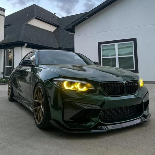 18-21 BMW 2 Series F23 F22 F87 M2 LCI LED Headlight Yellow Angel Eyes DRL Module - Picture 10 of 11