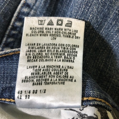 Wrangler Mens Jeans Bootcut 40x32 100% Cotton Distressed FLAWS - Picture 11 of 20
