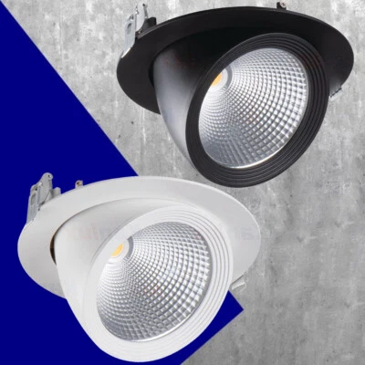 Kanlux HIMA LED Ceiling Recessed Scoop Spot Adjustable Light Retail Eyeball COB