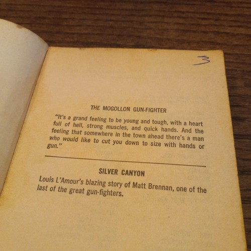 Silver Canyon Louis L'Amour Western Novel Paperback - Picture 3 of 4