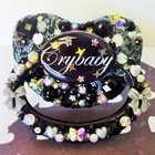 Black Lace Crybaby Little Space Star Heart Decorated Adult Pacifier Deco Paci