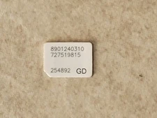 T-MOBILE SIM CARD MOBILE CELL PHONE 254892 GD