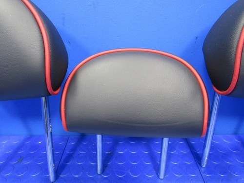 Juego de 3 reposacabezas asiento trasero mini countryman 11-16 negro rojo 4234 - Imagen 3 de 10