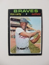 RICO CARTY 1971 TOPPS BASEBALL CARD #270 ATLANTA BRAVES