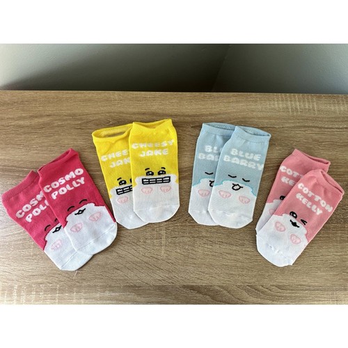 NWOT Hamsta World Da Hamstas 4 Pack Ankle Socks Womens/Juniors - Picture 7 of 7