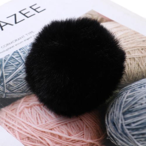 Coniglietto Cosplay Gotico Coda di Coniglio Tinta Unita Peluche Palla con Fascia Elastica Spilla - Foto 19 di 36