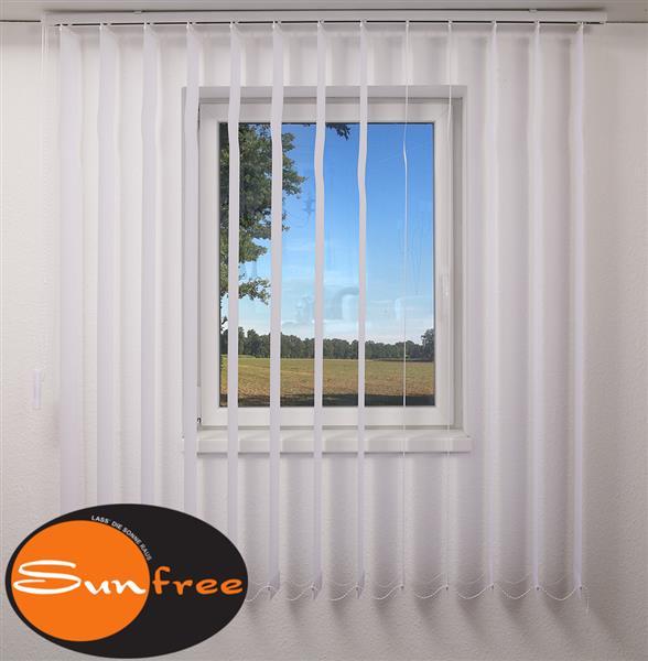 Sunfree Vertikal Lamellen Vorhang 100 X 150 weiß günstig ...
