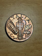 10 CENTESIMI 1941 BRONZO VITTORIO EMANUELE III REGNO D'ITALIA . F382