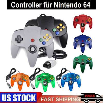 Retro Wired Controller Joystick Gamepad for Nintendo 64 N64 Video Game Console