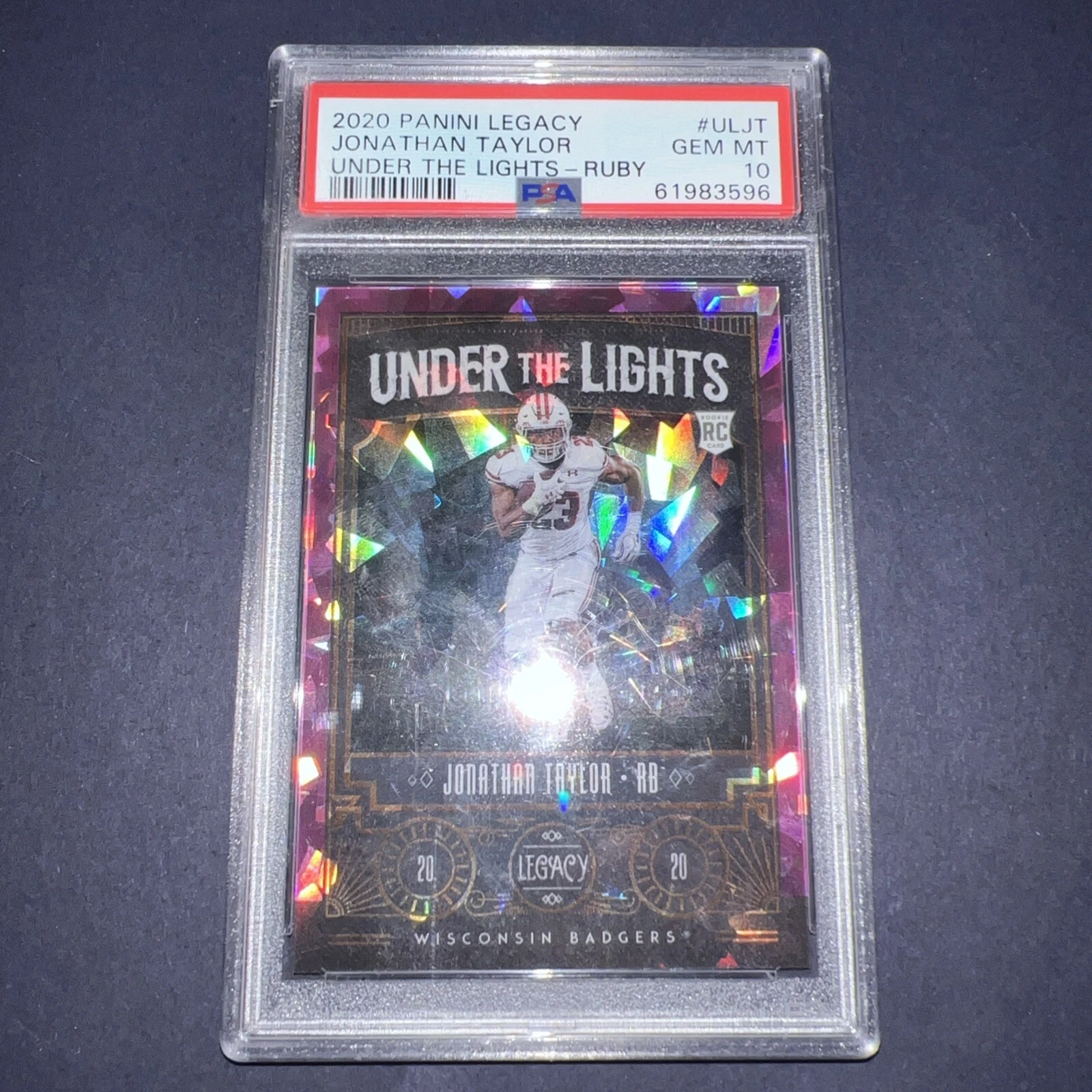 Jonathan Taylor Panini Legacy Under the Lights #ULJT Ruby