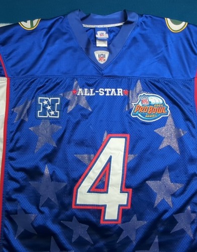 Brett Favre 2004 Pro Bowl genähtes Trikot Reebok Green Bay Packers Vintage Größe 52 - Bild 3 von 10