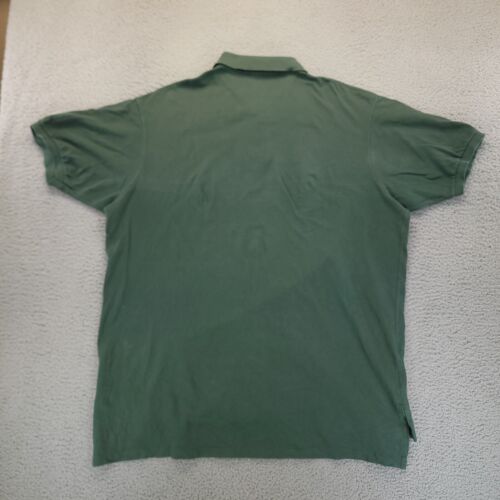 Polo Ralph Lauren Shirt Mens XXL 2XL Green 100% Cotton Made in USA Pony Rugby - Picture 2 of 17
