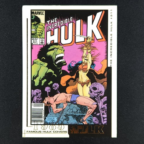 The Incredible Hulk 311 FC27 - Famous Hulk Covers - Marvel Comic Card - Bild 1 von 2