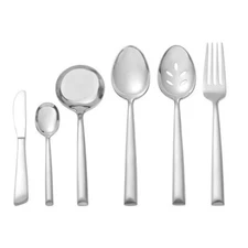 Oneida Satin Urbana 6 Piece Hostess and Serving Set Quality 18/10