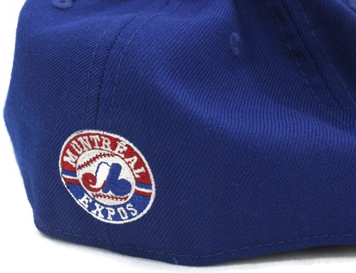 New Era 59Fifty Montreal Expos Sombrero Ajustado Logotipo Retro Azul Arco Alto MLB Gorra Talla - Imagen 7 de 7