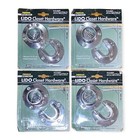 4 Pack Heavy Duty Closet Hardware 1 5/16" Chrome Flange Set LB-10 Lido 505SET