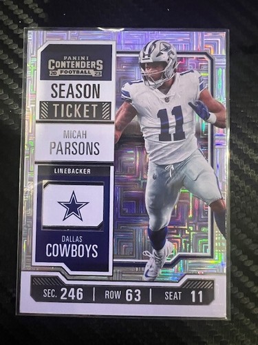 MICAH PARSONS DALLAS COWBOYS CARD LOT