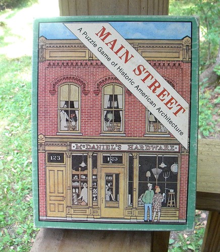Main Street Puzzle Game Historic American Architecture 1982 Aristoplay Complete - Picture 3 of 11