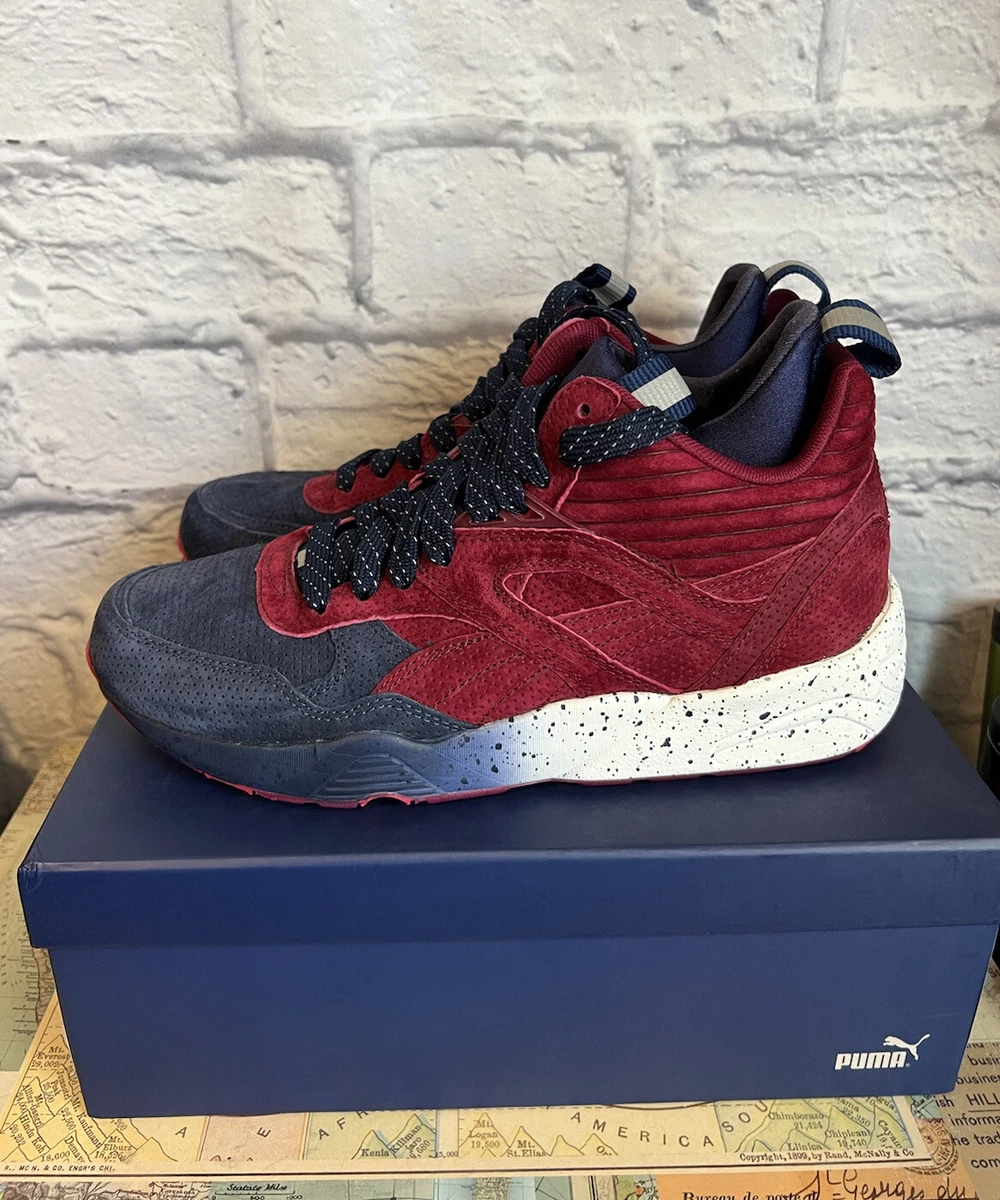 Puma R698 Mid SAkura Ronnie Fieg 7.5 Mens Sneakers Peacoat beet